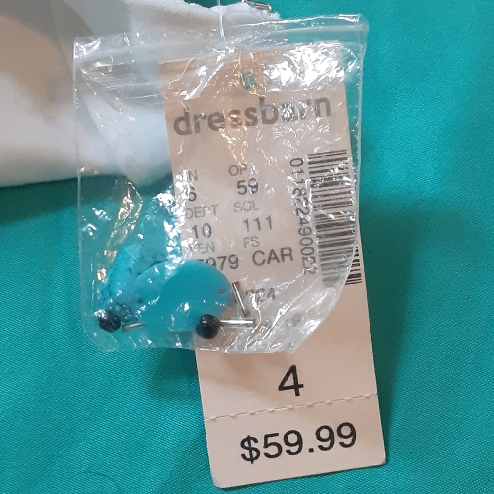 *  DRESSBARN  WHITE LAYERED DRESS - Picture 11 of 12